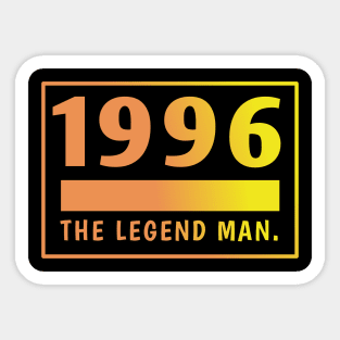 1996 birthday Sticker